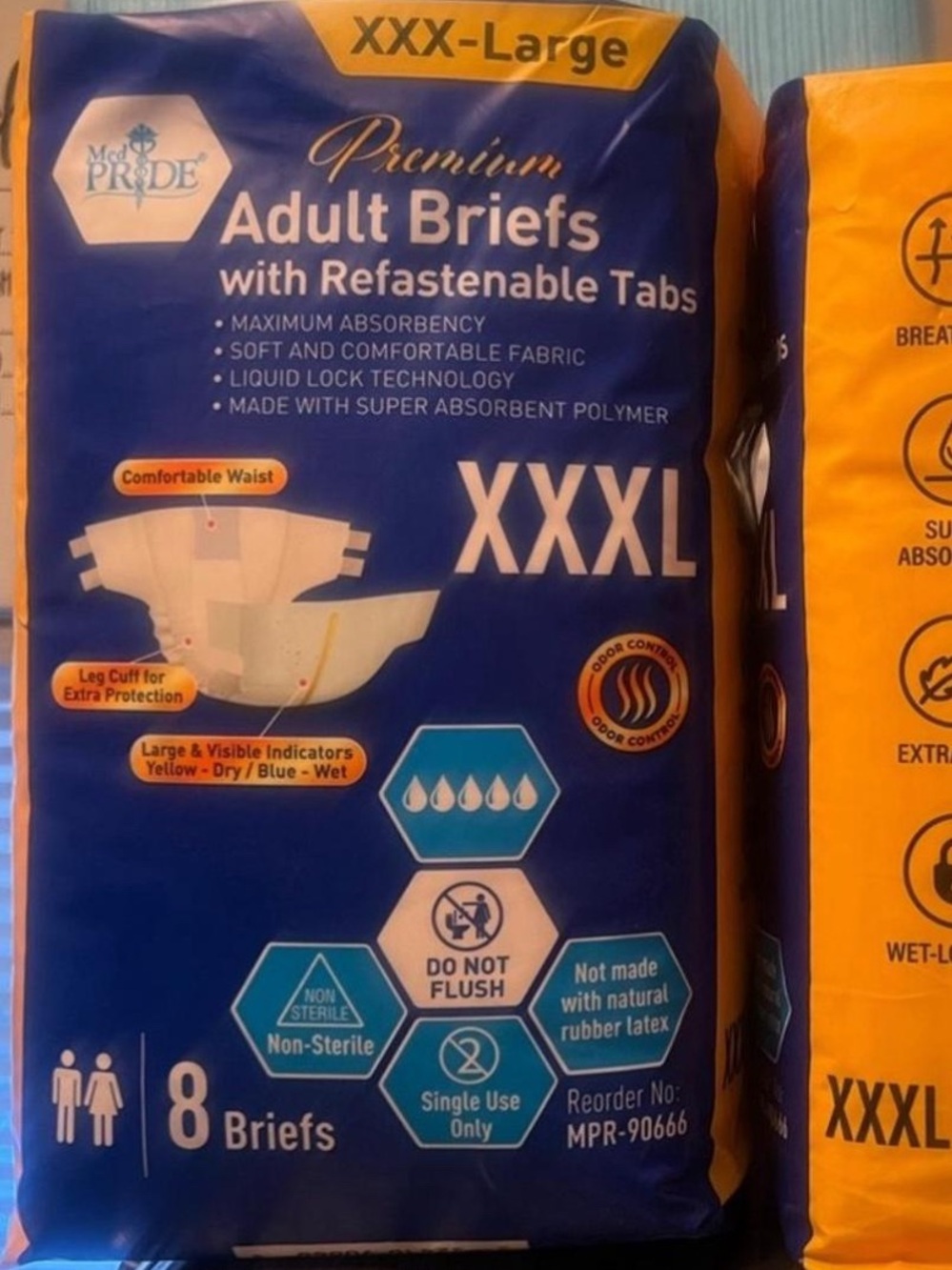 New Adult Briefs size XXXL